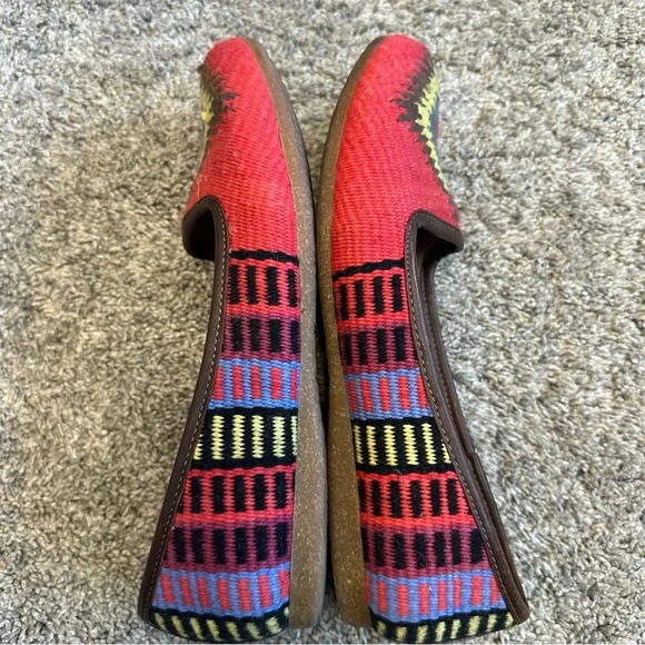 Born Giselle Boho Ballet Flats Womens 11 Aztec Southwestern Kilim Loafer… - Picture 4 of 7